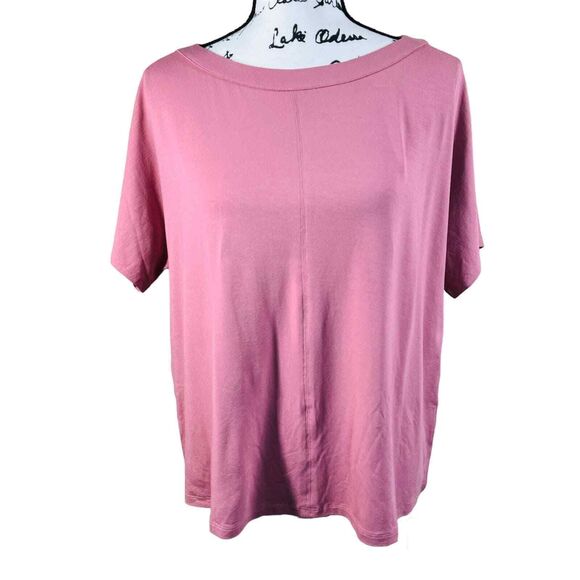 J Jill  wearever collection short sleeve dolman pink mauve casual top size SP - Picture 1 of 13